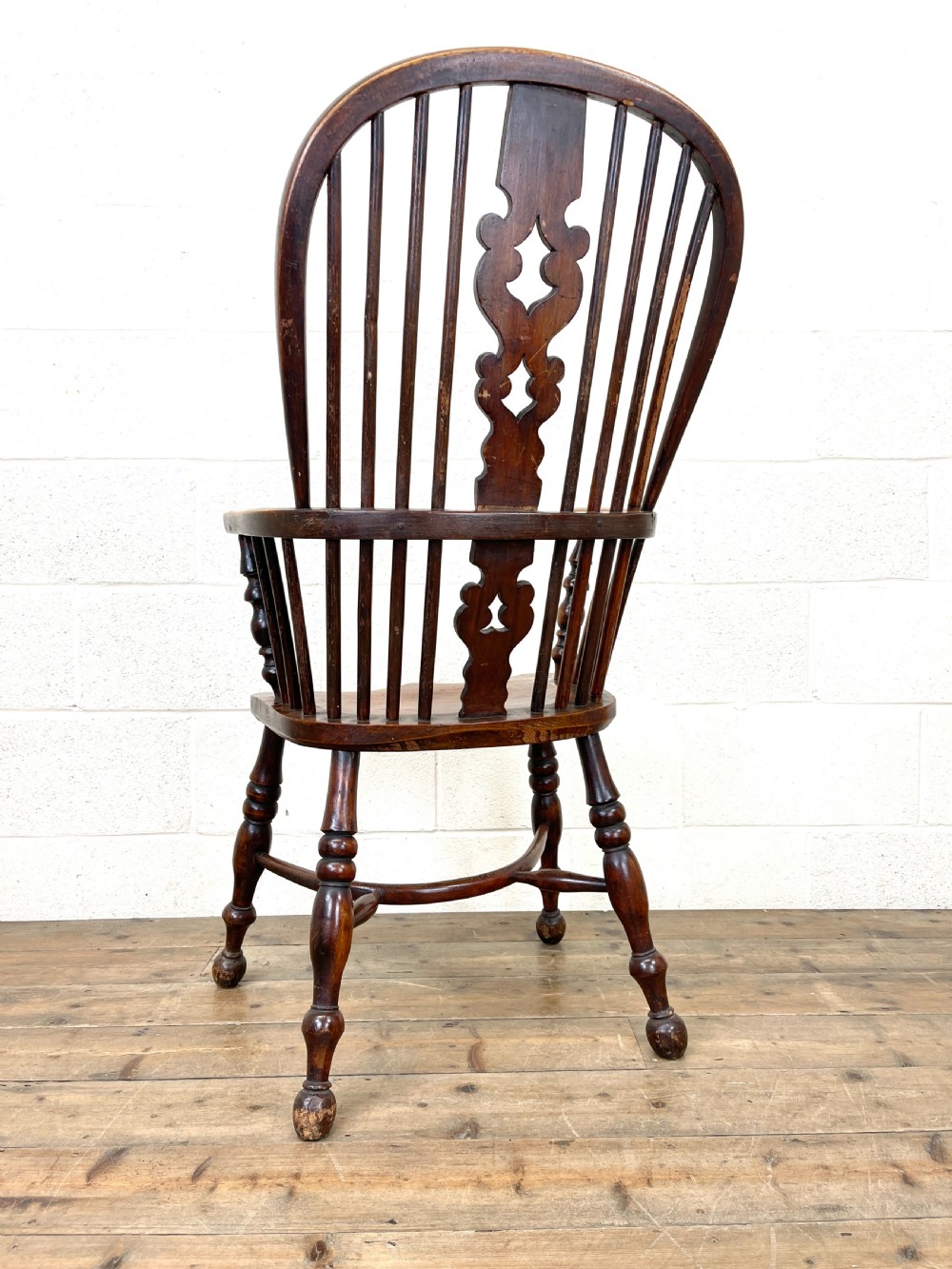 19th Century Antique Ash Windsor Armchair View IX