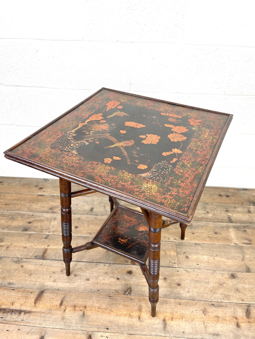 Antique Aesthetic Movement Lamp Table  View VII