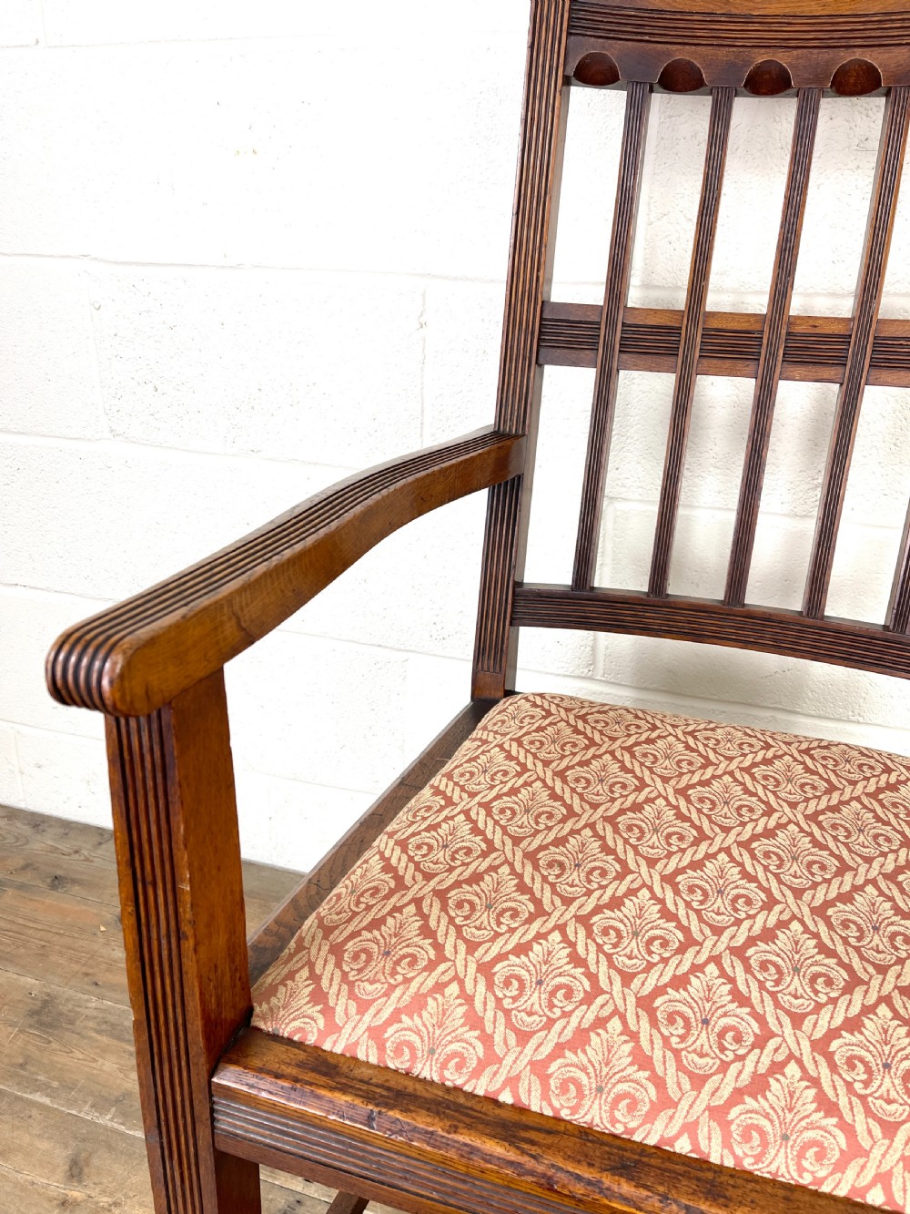 Set of Seven Antique Dining Chairs  View VII