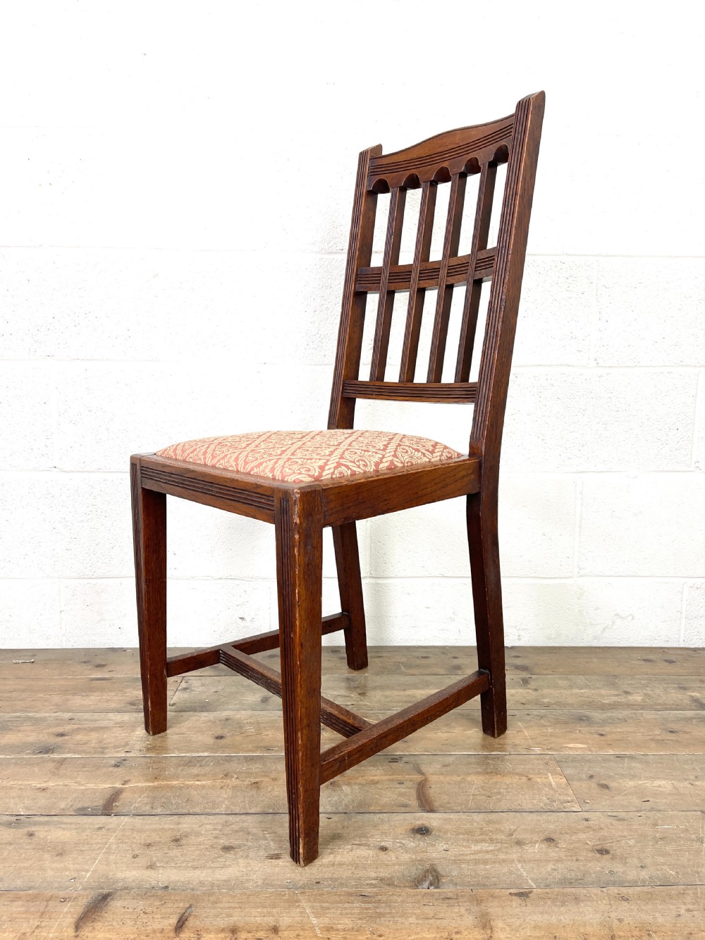 Set of Seven Antique Dining Chairs  View XII