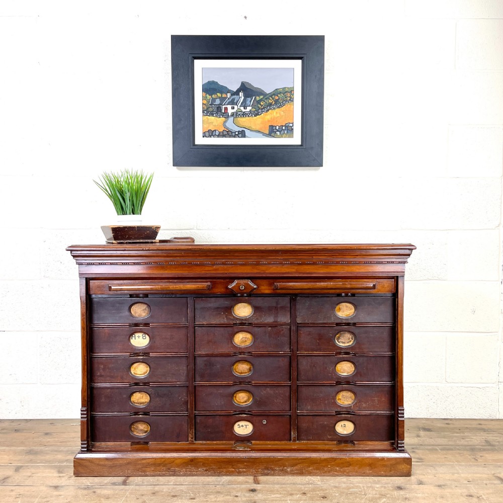 Antique Amberg Cabinet View II