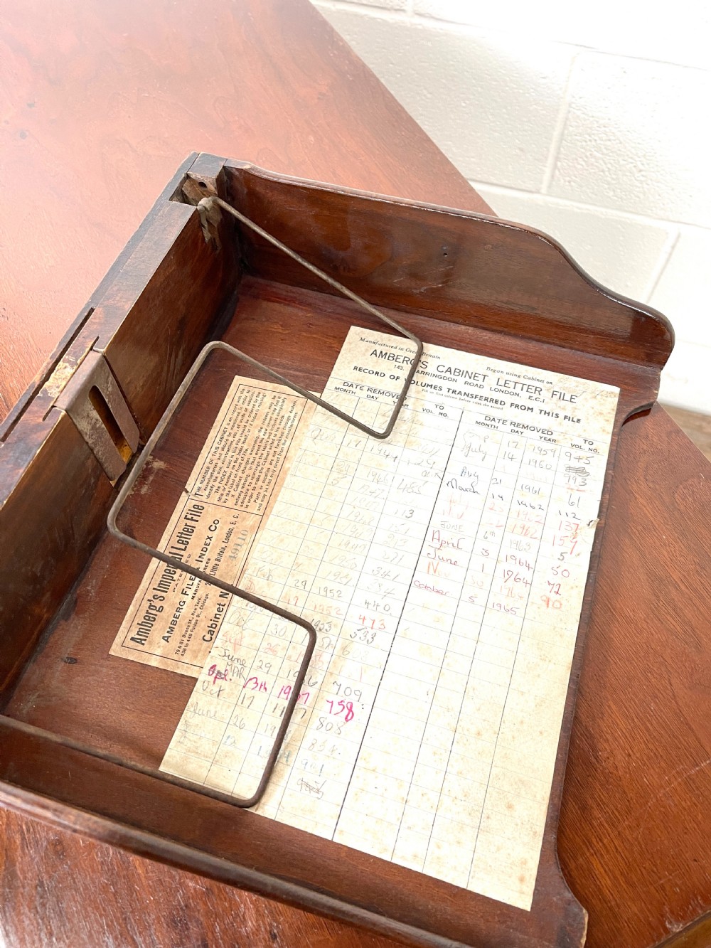 Antique Amberg Cabinet View VIII