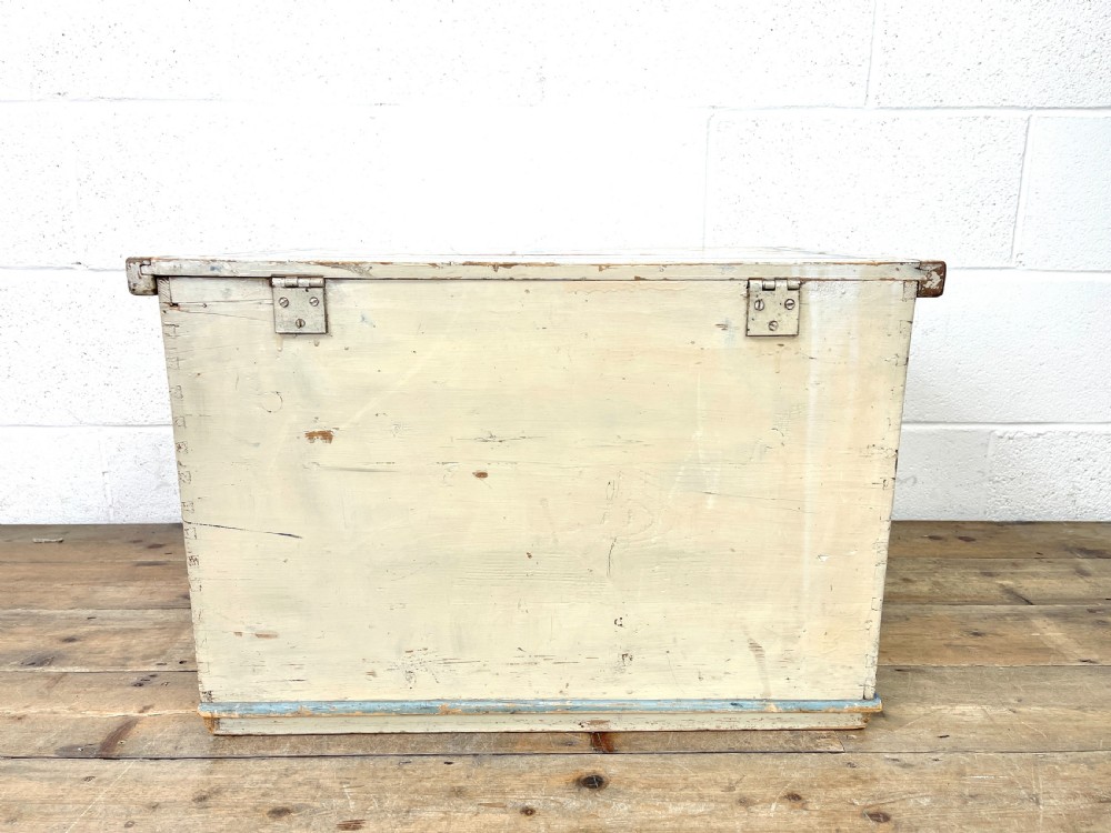 Antique Painted Chest with Floral Detail View IX