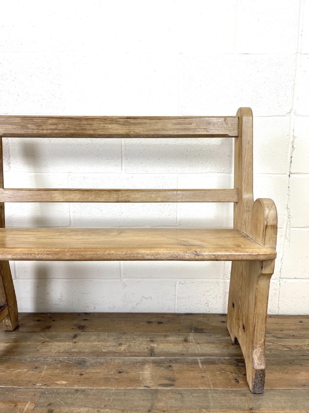 Rustic Pine Bench  View IV