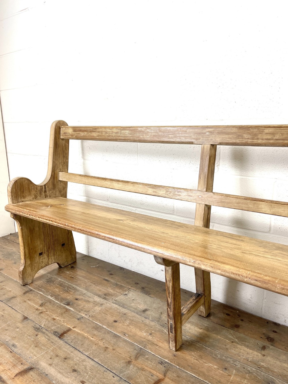 Rustic Pine Bench  View V