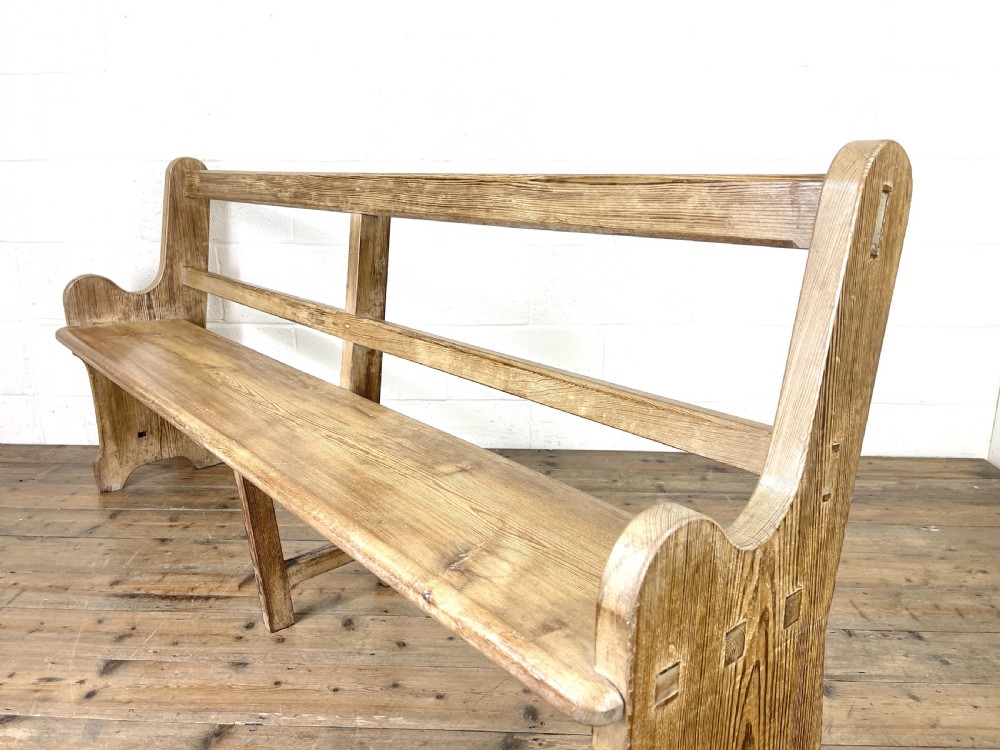 Rustic Pine Bench  View VII