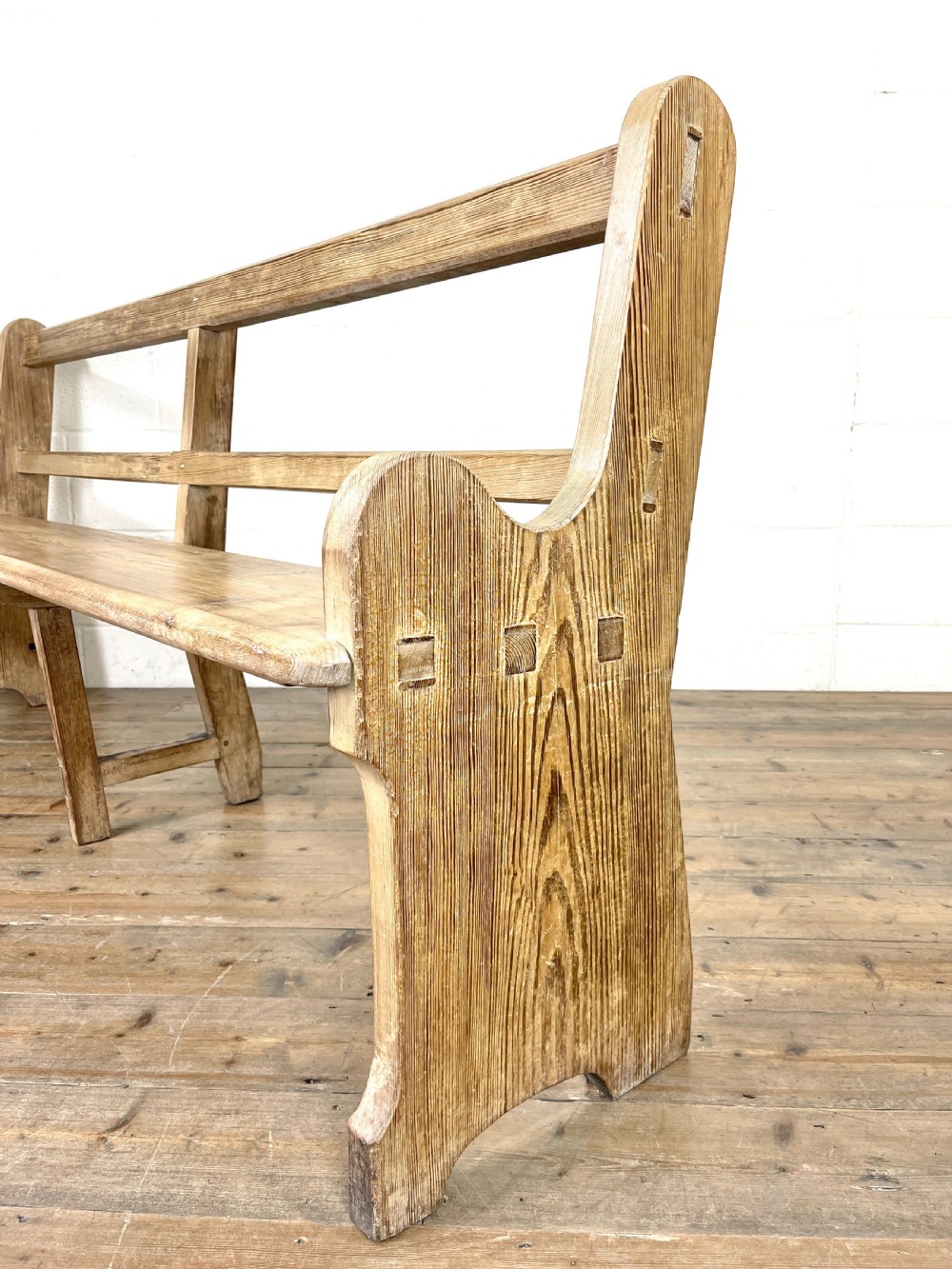Rustic Pine Bench  View VIII