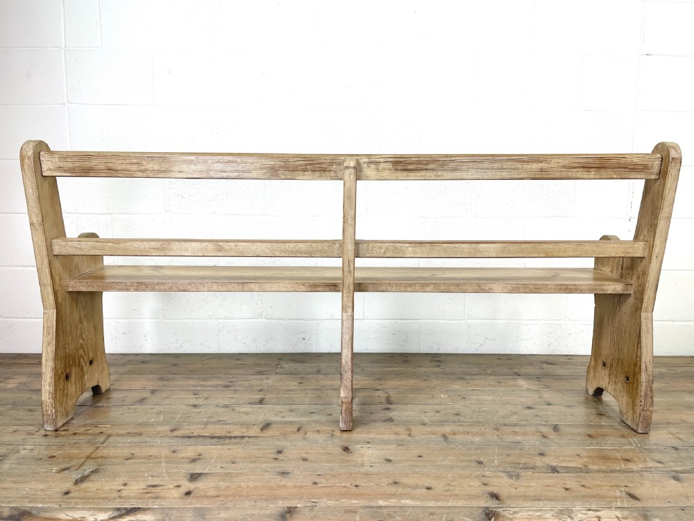 Rustic Pine Bench  View IX