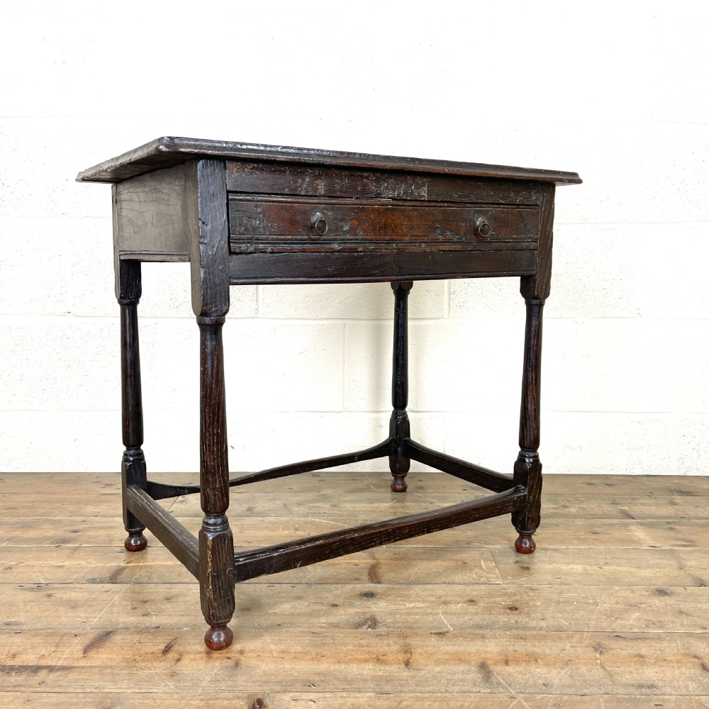 Antique Oak Side Table