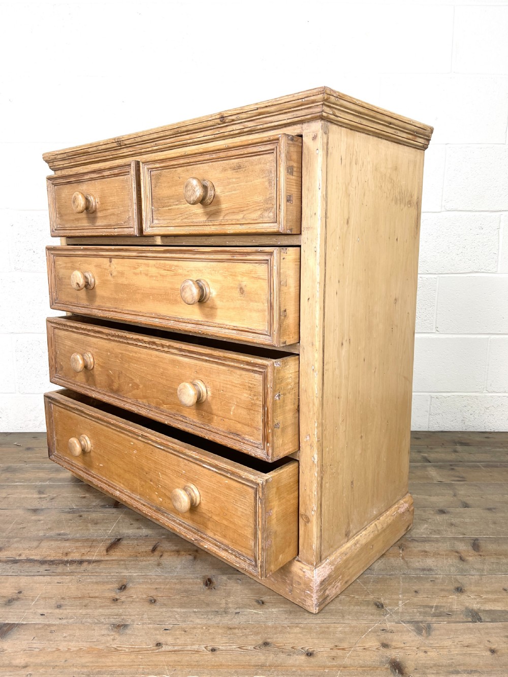 Antique Pine Chest of Drawers  View VII