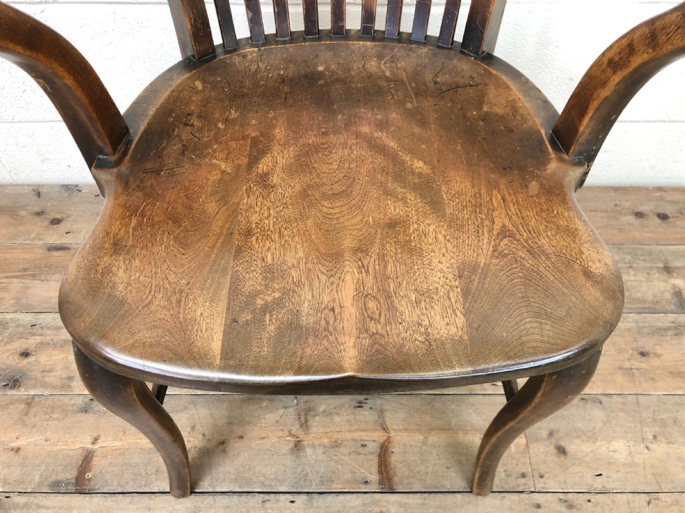 EARLY 20TH CENTURY ANTIQUE DESK CHAIR View IV