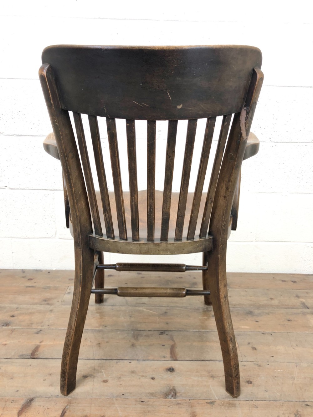 EARLY 20TH CENTURY ANTIQUE DESK CHAIR View XI