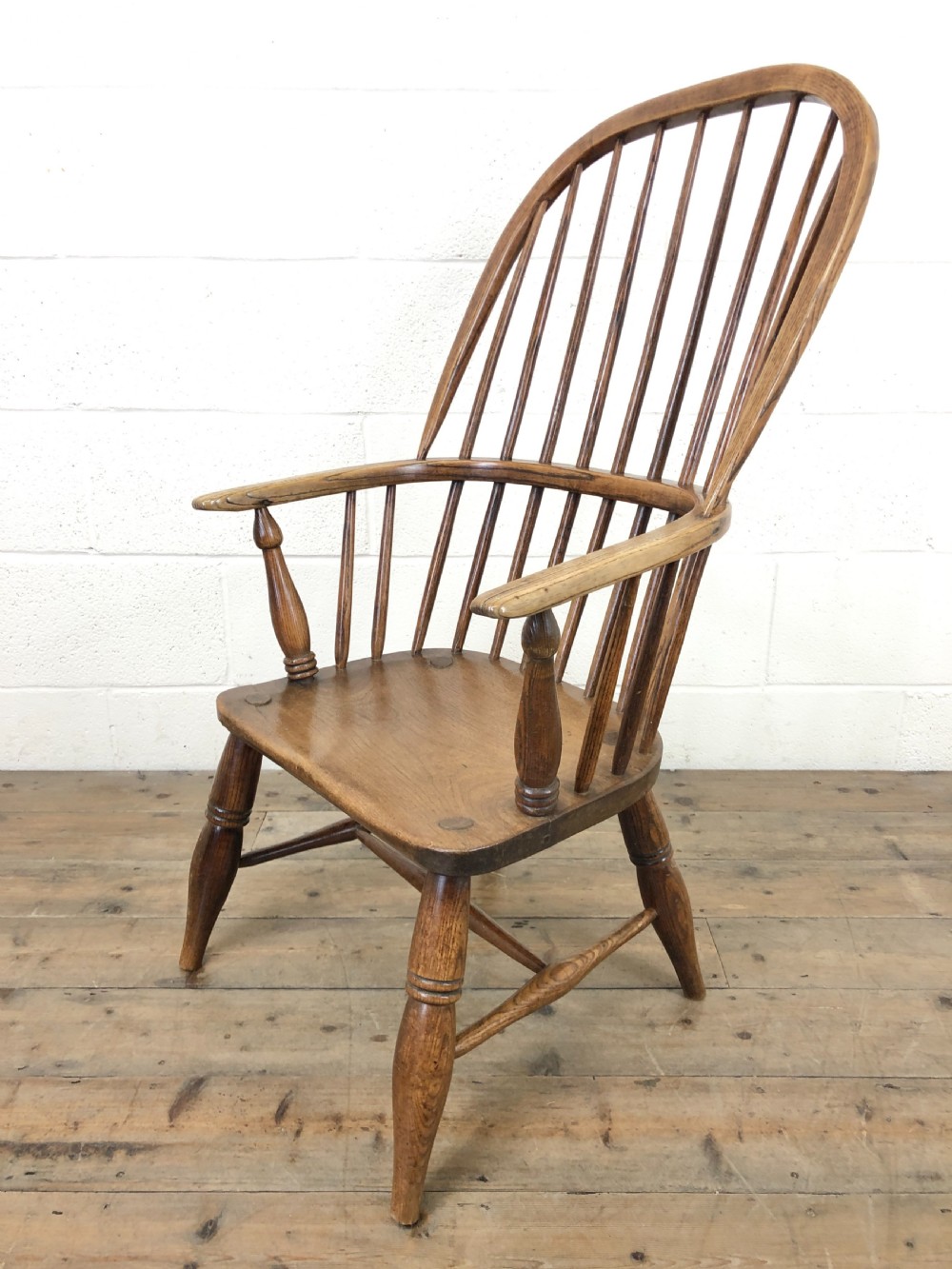 ANTIQUE STICK AND HOOP BACK ARMCHAIR View VII