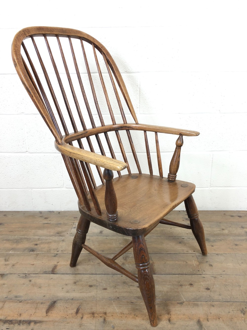 ANTIQUE STICK AND HOOP BACK ARMCHAIR View VIII