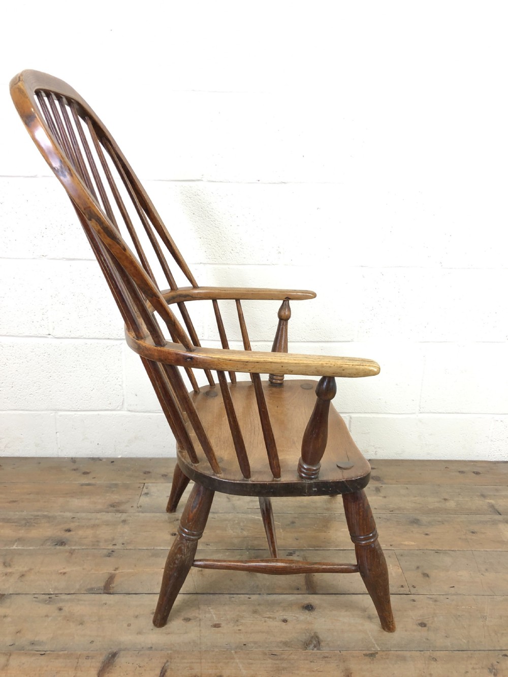 ANTIQUE STICK AND HOOP BACK ARMCHAIR View IX
