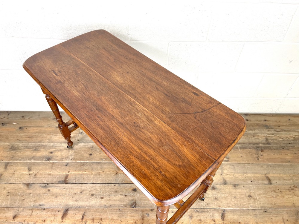 Antique Mahogany Side Table View VII