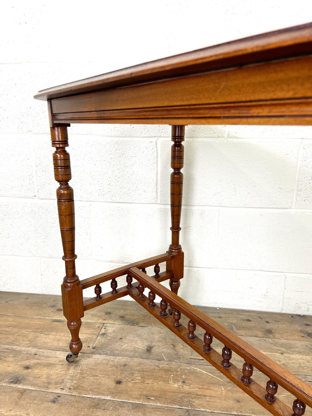 Antique Mahogany Side Table View VIII
