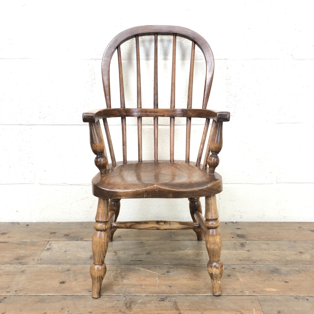 Antique Child’s Hoop Back Armchair