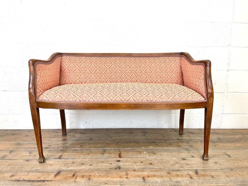 Antique Edwardian Parlour Sofa View III