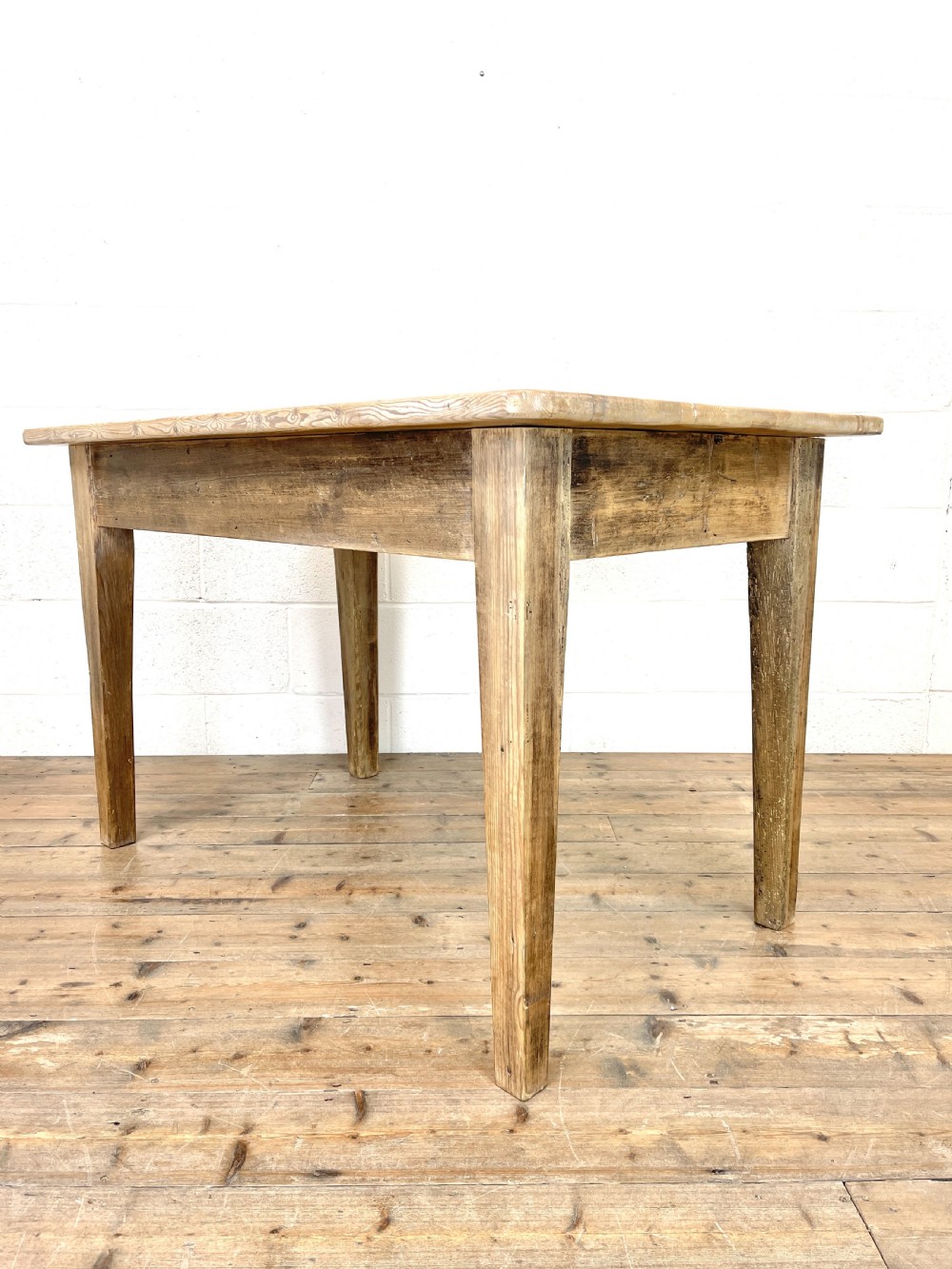Antique Pine Farmhouse Kitchen Table View III