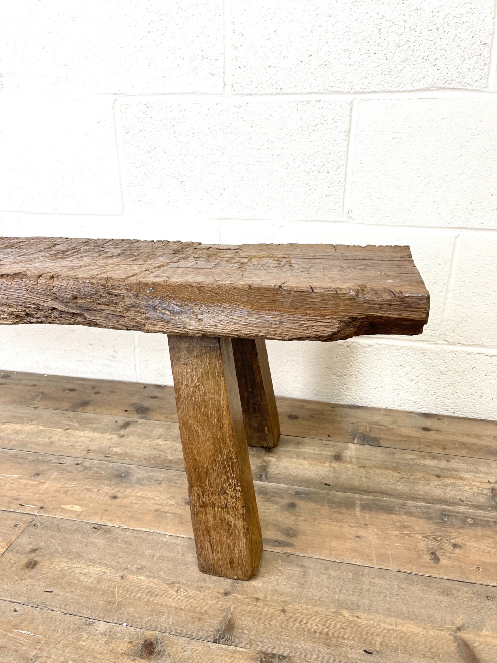 Rustic Wooden Antique Bench View IV
