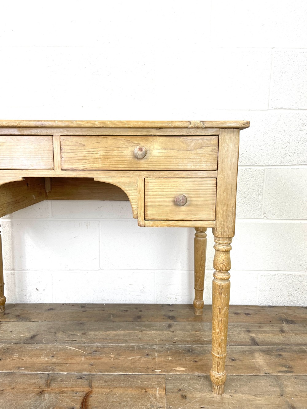 Antique Pine Side Table  View V