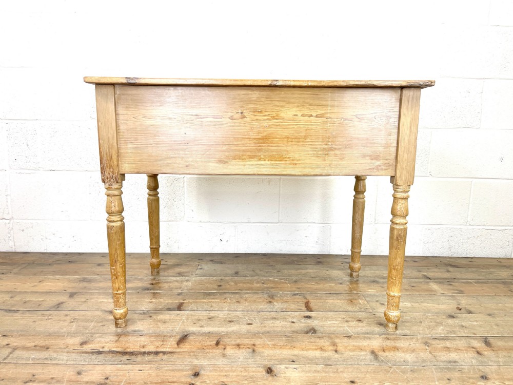 Antique Pine Side Table  View XI