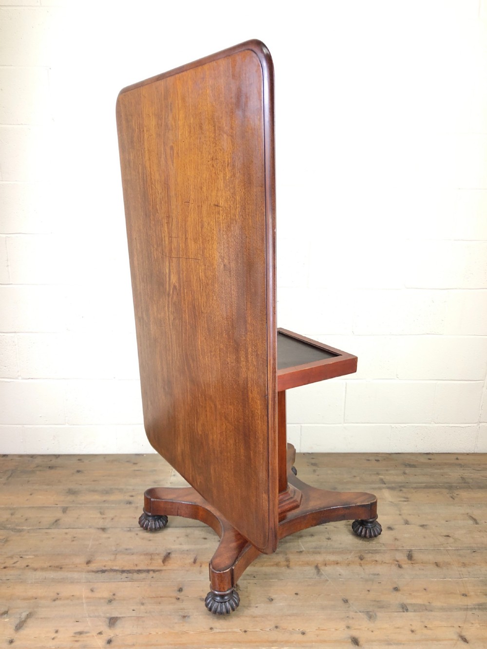 Antique Mahogany Tilt Top Table View V