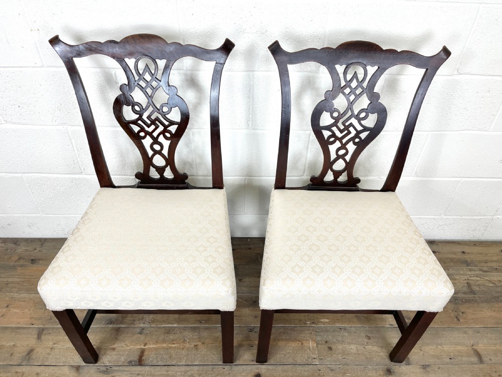 Pair of Georgian Mahogany Chairs View II