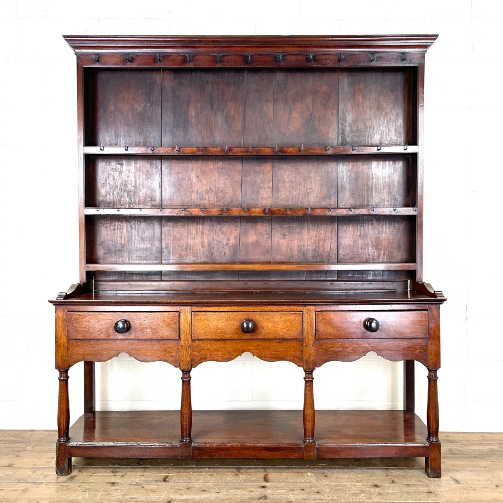 19th Century Welsh Oak Pot Board Dresser