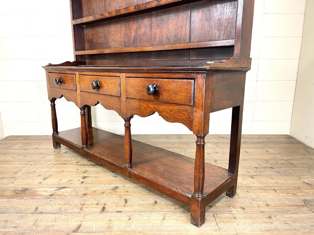 19th Century Welsh Oak Pot Board Dresser View VI