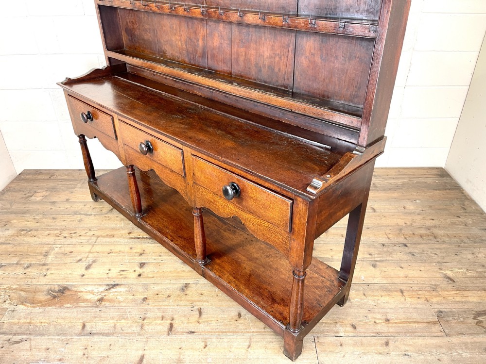 19th Century Welsh Oak Pot Board Dresser View VII