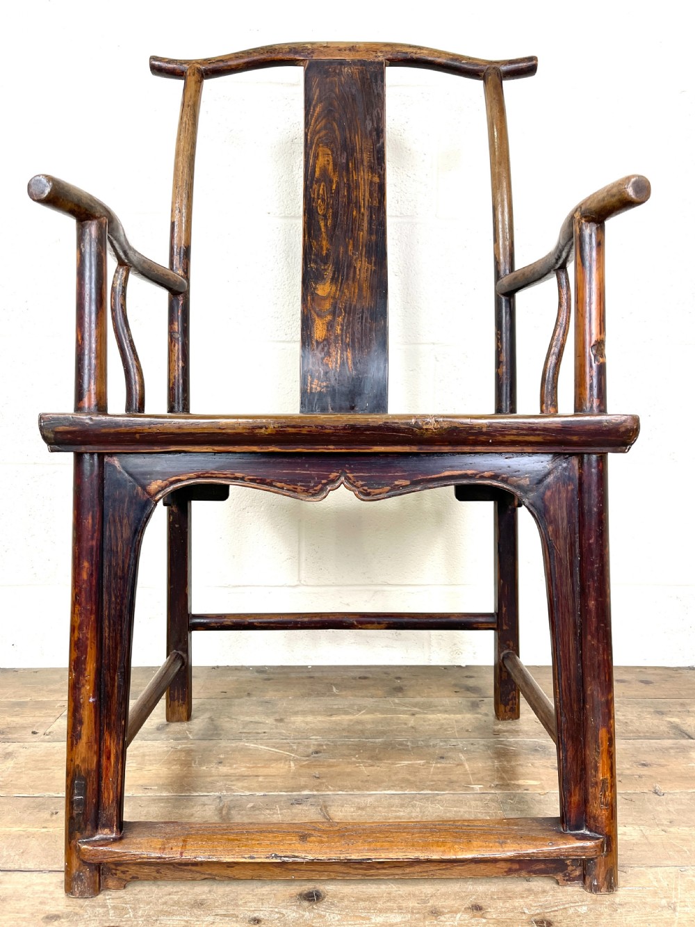 Pair of Antique Chinese Elm Chairs  View VIII