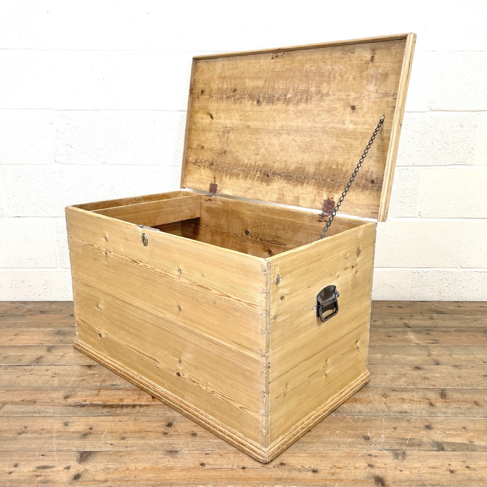 Antique Pine Blanket Box