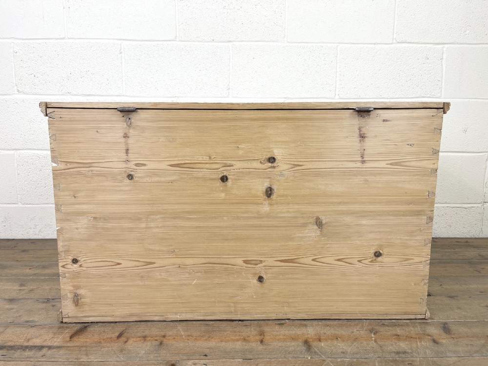 Antique Pine Blanket Box View X