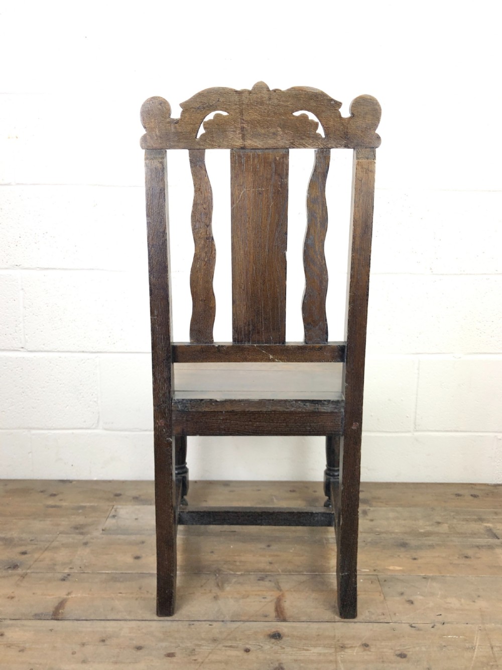 Antique Gothic Carved Oak Hall Chair View VIII