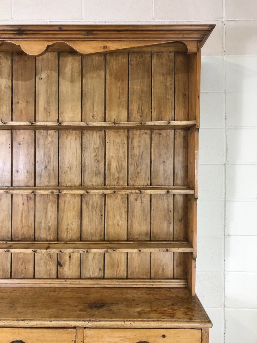 Large Victorian Antique Pine Country Dresser View VIII