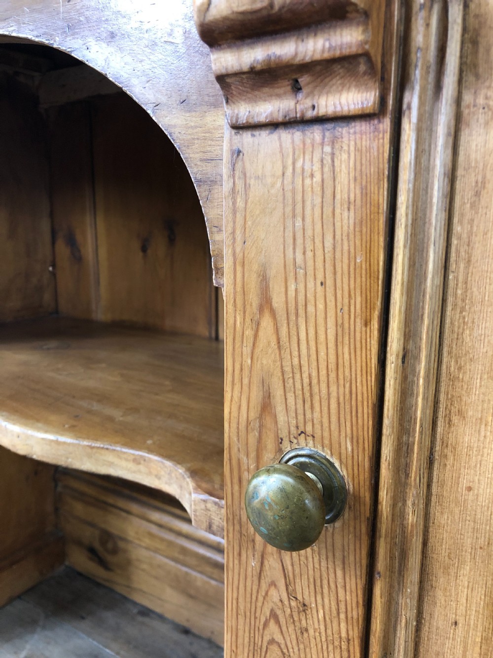 Large Victorian Antique Pine Country Dresser View IX