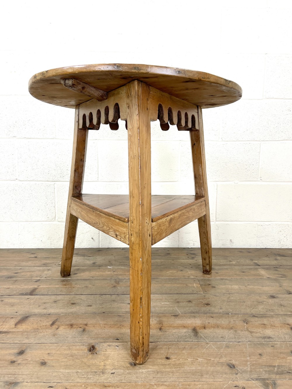 Antique Pine Cricket Table  View VII