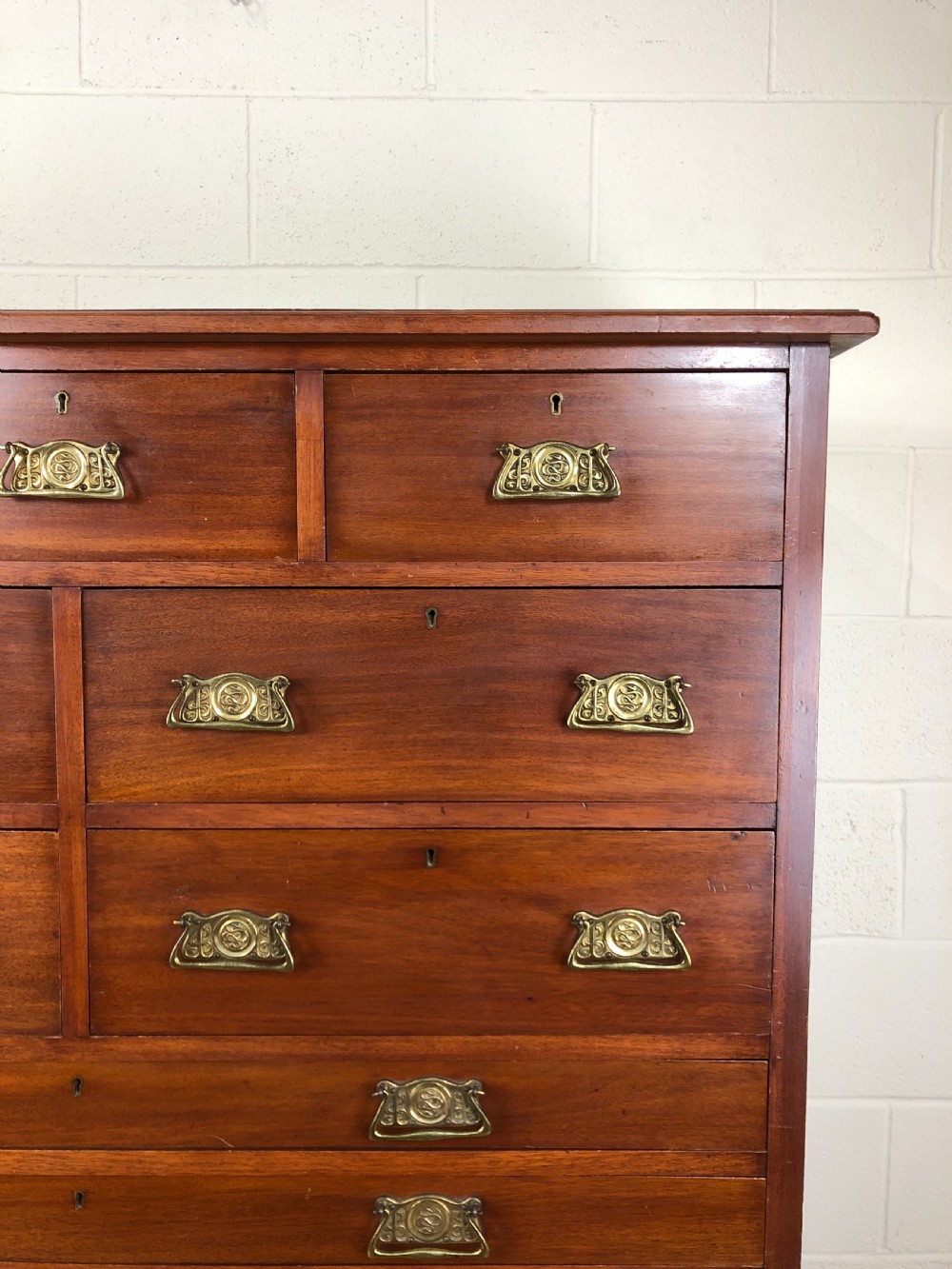 Large Antique Mahogany Chest of Drawers View II
