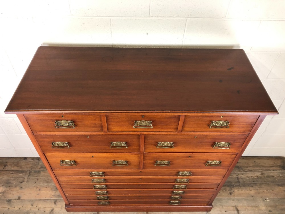 Large Antique Mahogany Chest of Drawers View V