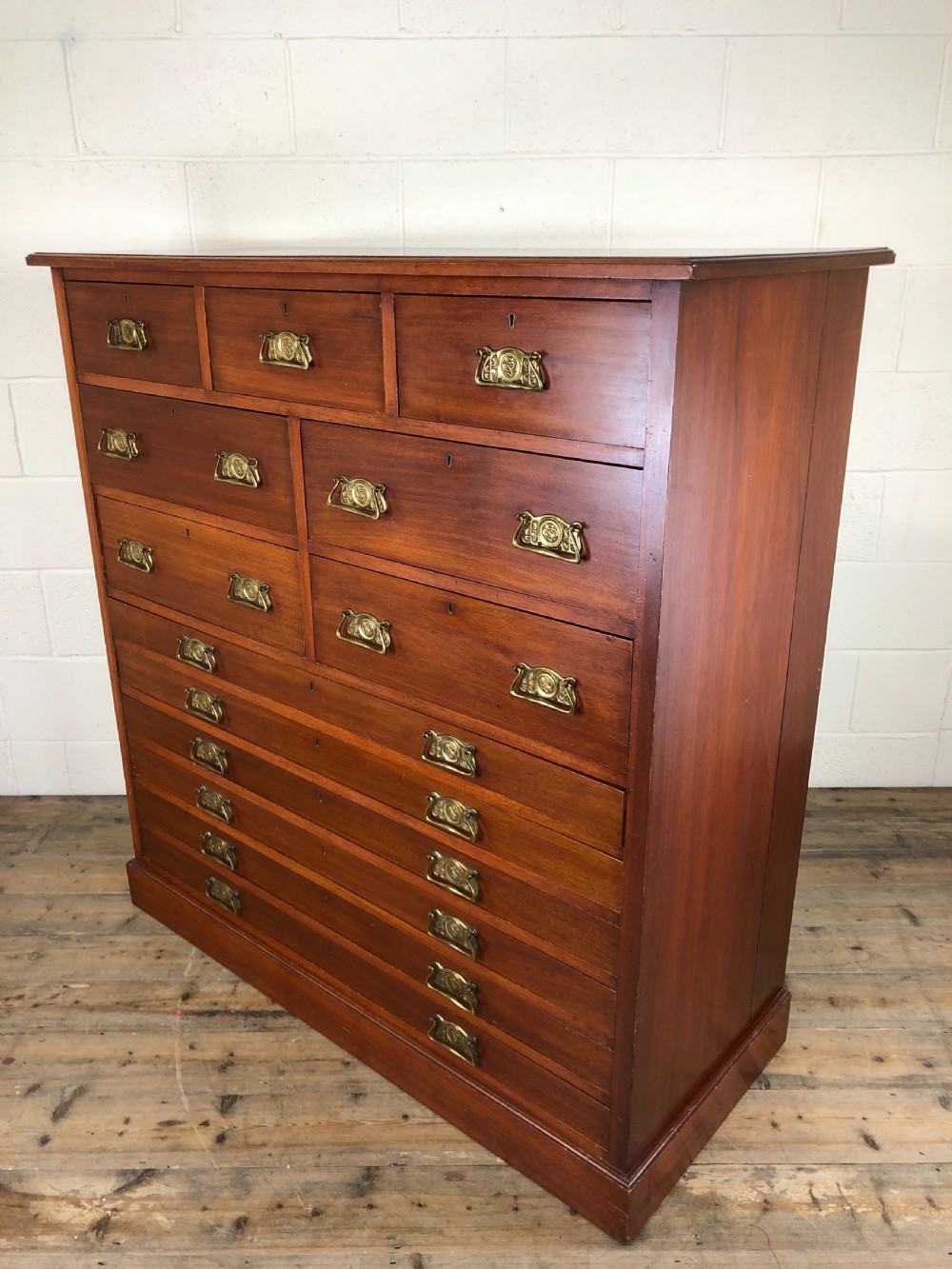 Large Antique Mahogany Chest of Drawers View VIII