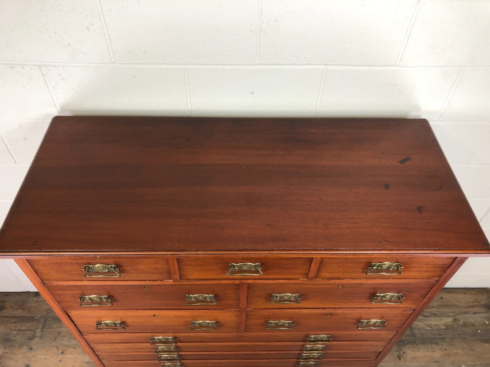 Large Antique Mahogany Chest of Drawers View IX