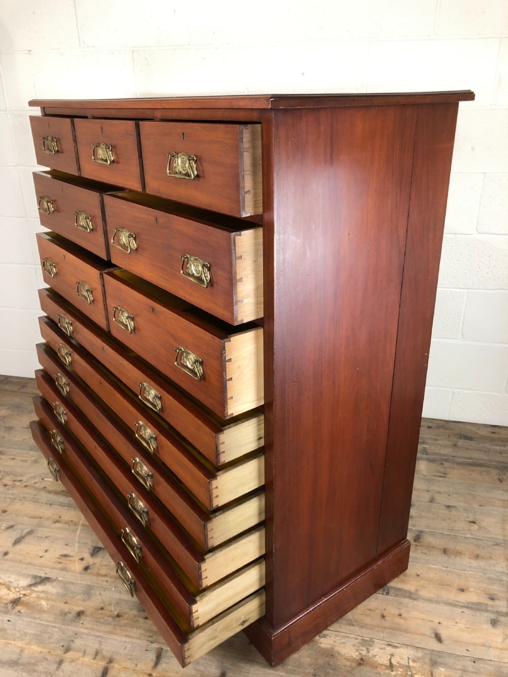 Large Antique Mahogany Chest of Drawers View XIV