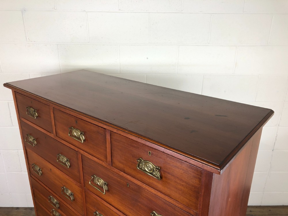 Large Antique Mahogany Chest of Drawers View XVI