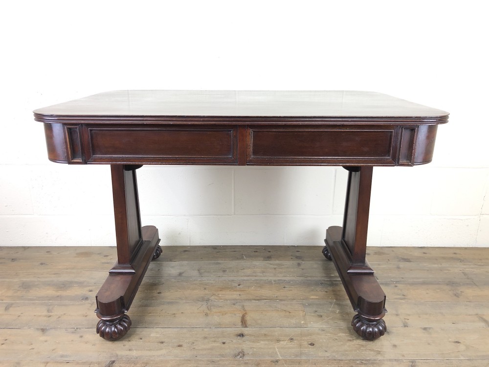 EARLY 19TH CENTURY MAHOGANY CONSOLE TABLE