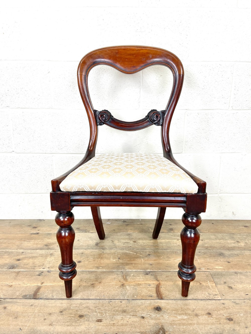 Set of Four Victorian Mahogany Dining Chairs View IV