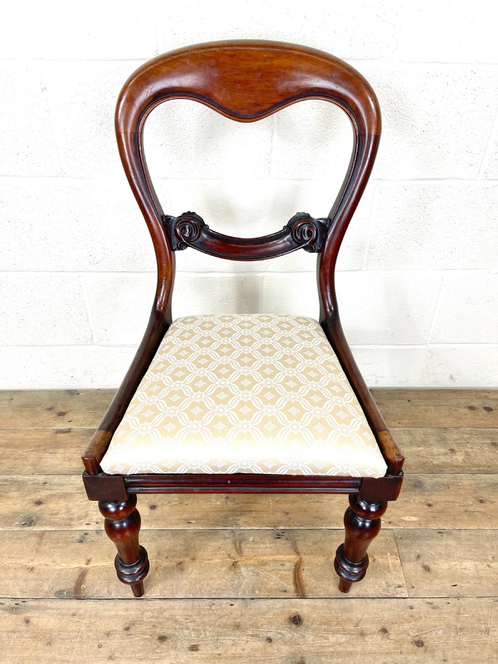 Set of Four Victorian Mahogany Dining Chairs View V