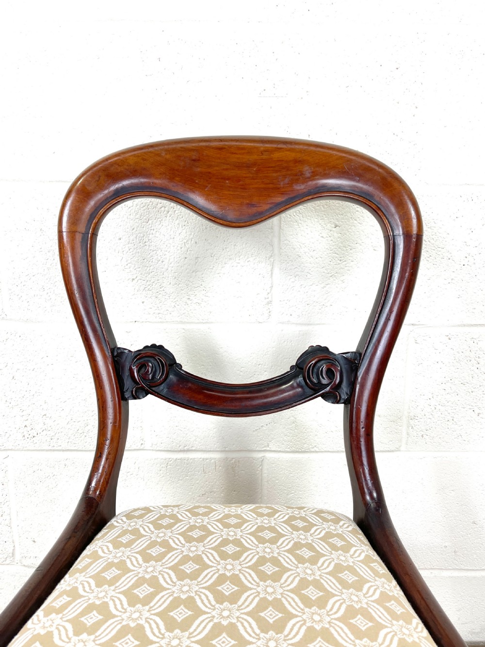 Set of Four Victorian Mahogany Dining Chairs View VI