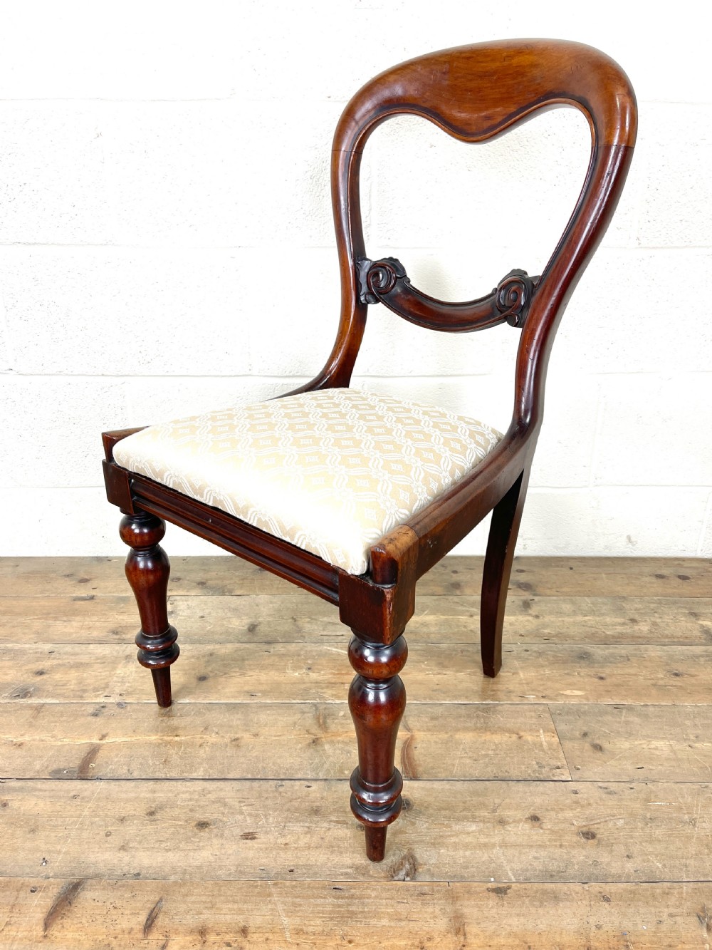 Set of Four Victorian Mahogany Dining Chairs View VIII